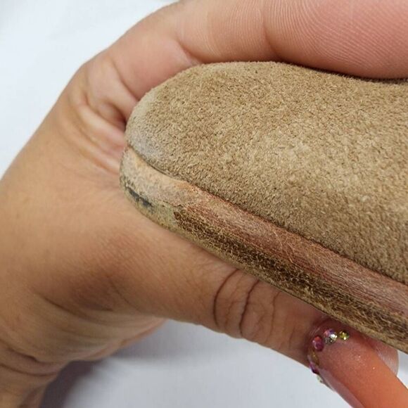 Rag & Bone Women's Harrow Suede Ankle Boot  Size US 7 Camel Block Heel - Picture 9 of 13